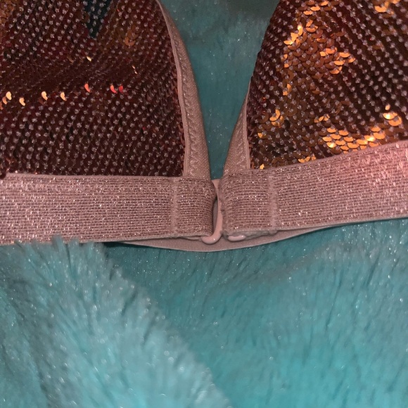 victoria’s secret pink sequins triangle bralette - Picture 3 of 8